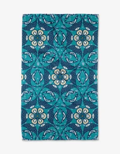 GEOMETRY Fish Mandala Tea Towel