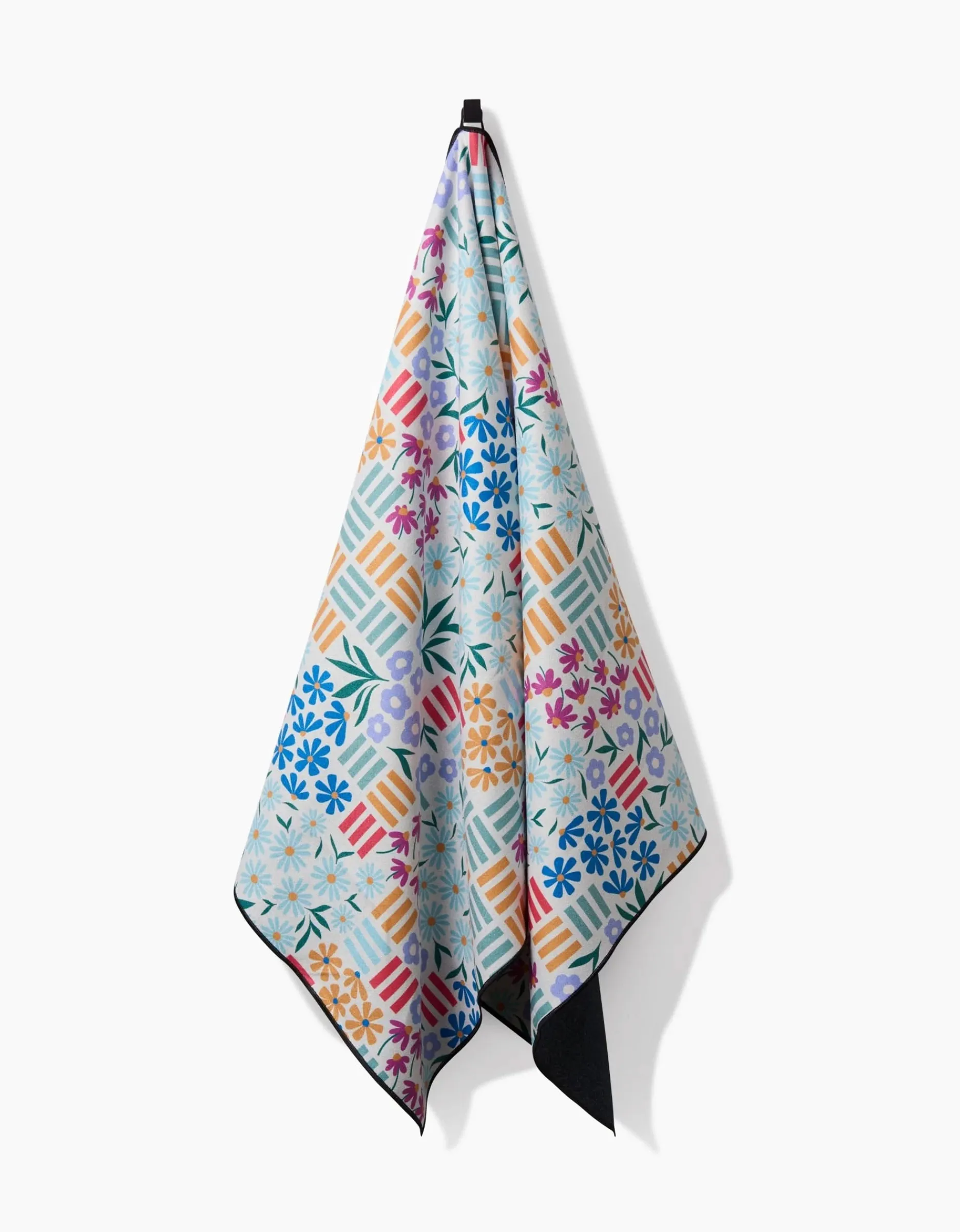 GEOMETRY Floral Garden Beach Towel