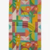 GEOMETRY Floral Tea Towel