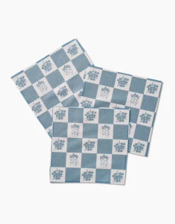 GEOMETRY Floral Patchwork Dishcloth Set