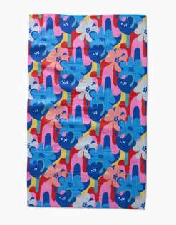 GEOMETRY Flower Powers Tea Towel