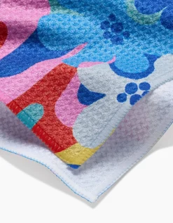 GEOMETRY Flower Powers Tea Towel