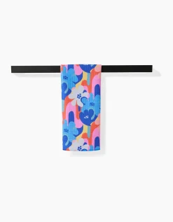 GEOMETRY Flower Powers Tea Towel