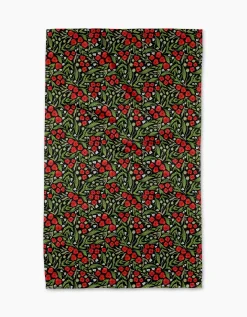 GEOMETRY Flowing Poppies Tea Towel