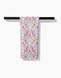 GEOMETRY Folk Tapestry Tea Towel