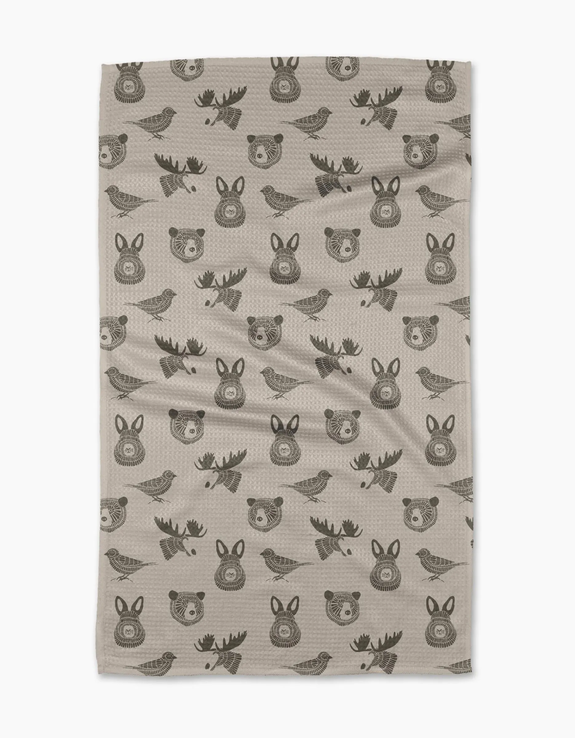 GEOMETRY Forest Animals Tea Towel