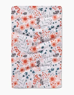 GEOMETRY Forest Foliage Tea Towel