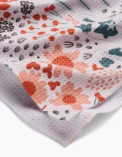 GEOMETRY Forest Foliage Tea Towel