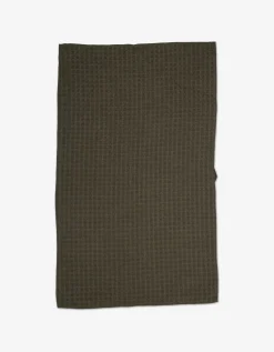 GEOMETRY Forest Waffle Bath Towel