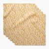GEOMETRY Forsythia Floral Dinner Napkin Set