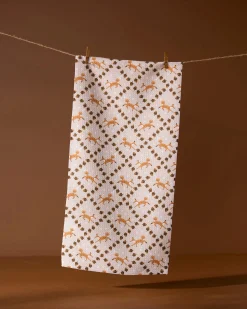GEOMETRY Foxes and Twinkles Bar Towel