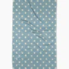 GEOMETRY Freckle Light Blue Tea Towel