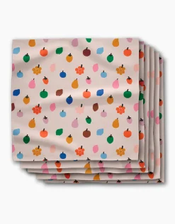 GEOMETRY Fruit Basket Dinner Napkin Set