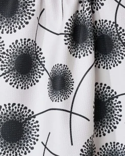 GEOMETRY Fully Bloomed Tea Towel