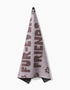 GEOMETRY Fur Ever Friends Dog Towel