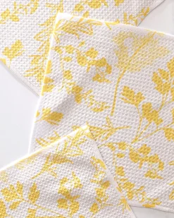 GEOMETRY Garden of Gold Dishcloth Set