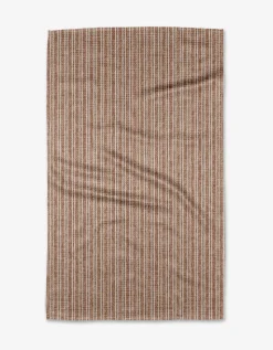 GEOMETRY Garff Rust Tea Towel
