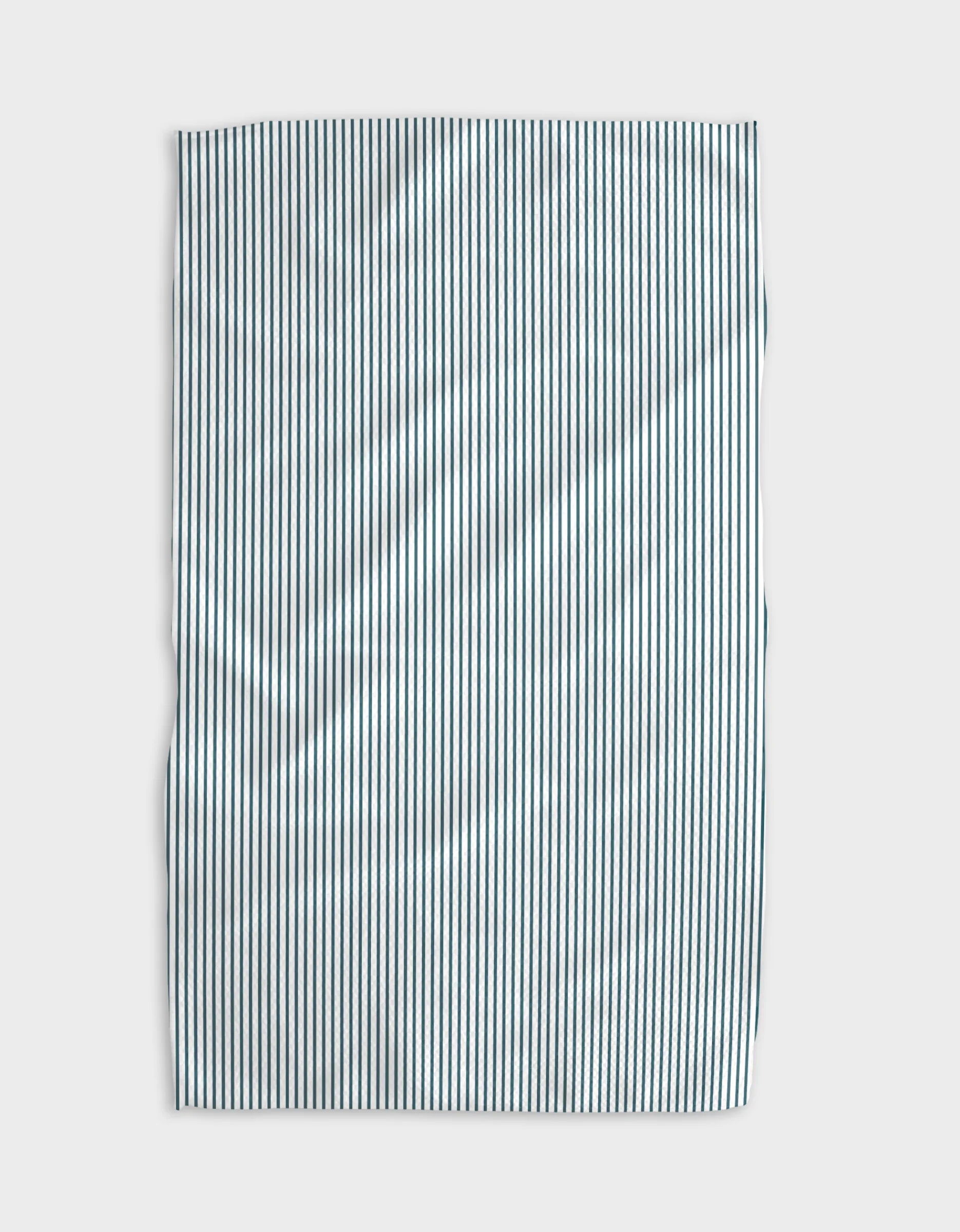 GEOMETRY Get In Line - Emerald Tea Towel