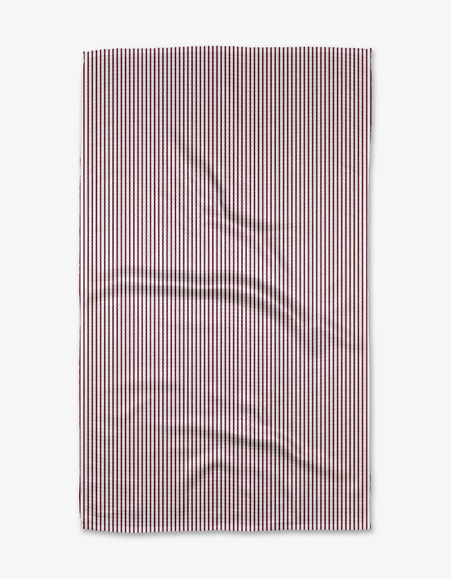 GEOMETRY Get In Line - Wine Tea Towel