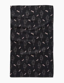 GEOMETRY Ghost Pin Up Tea Towel