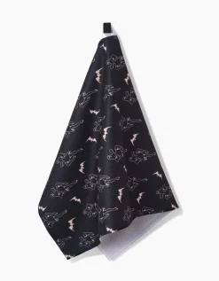 GEOMETRY Ghost Pin Up Tea Towel