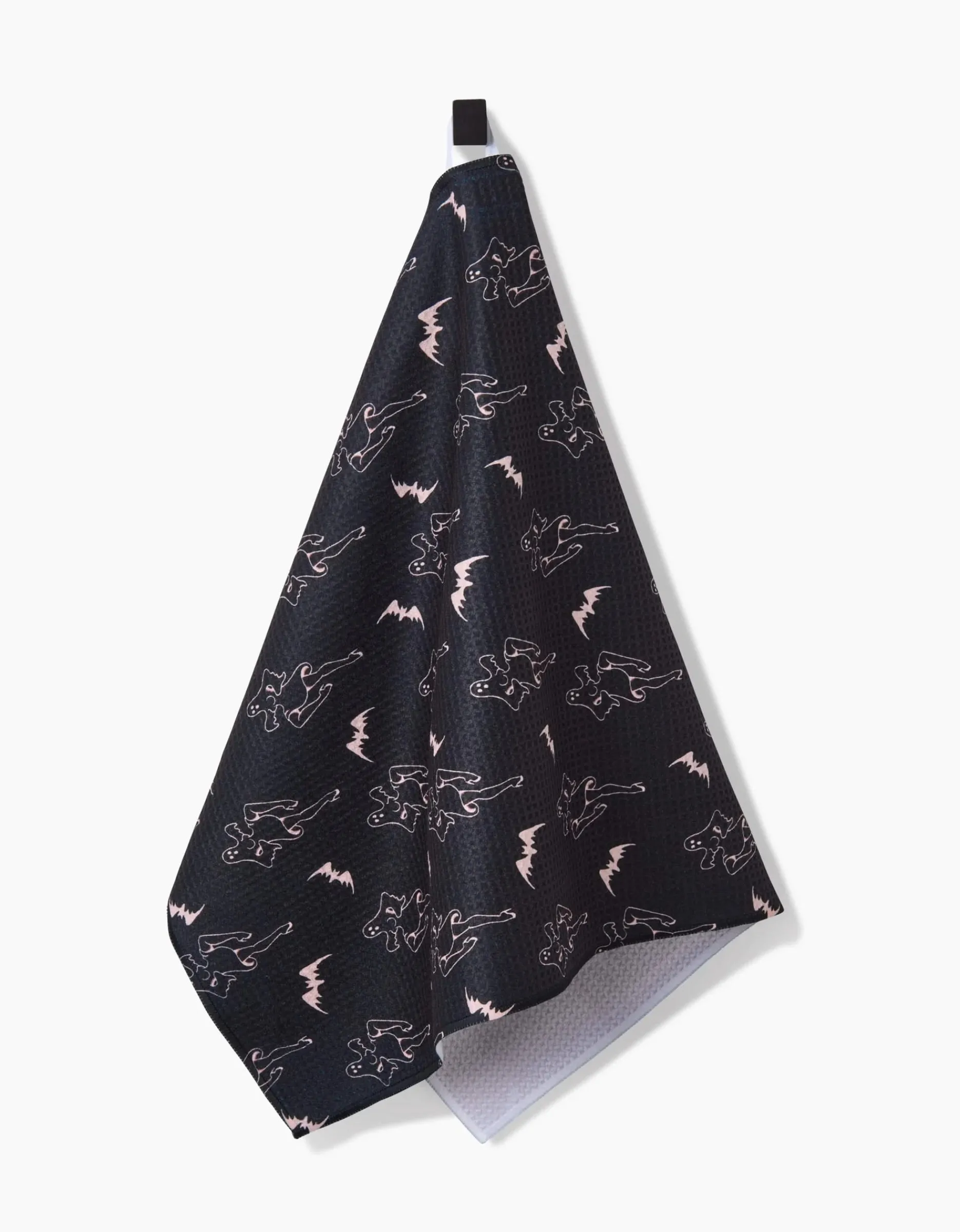 GEOMETRY Ghost Pin Up Tea Towel