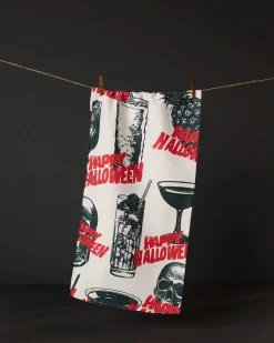 GEOMETRY Ghostly Cheers Bar Towel