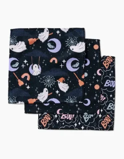 GEOMETRY Ghosts In The Night Dishcloth Set