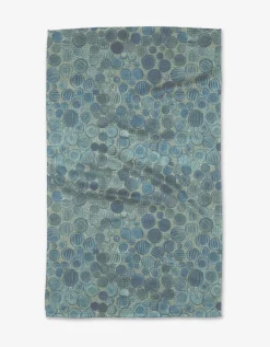 GEOMETRY Glass Baubles Tea Towel