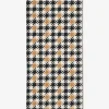 GEOMETRY Golden Houndstooth Bar Towel