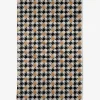 GEOMETRY Golden Houndstooth Tea Towel