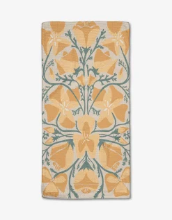 GEOMETRY Golden Poppy Bar Towel