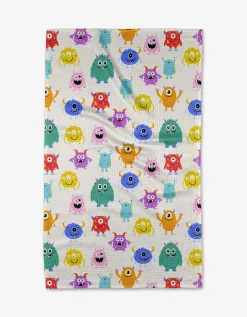 GEOMETRY Goofy Critters Tea Towel