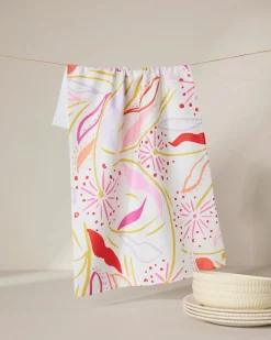 GEOMETRY Grand Bloom Tea Towel