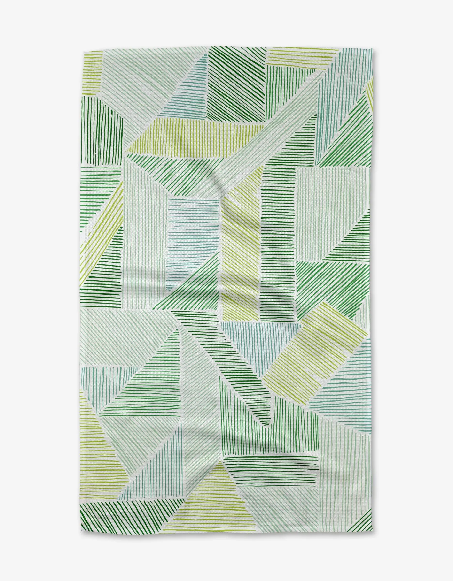 GEOMETRY Green Kites Tea Towel