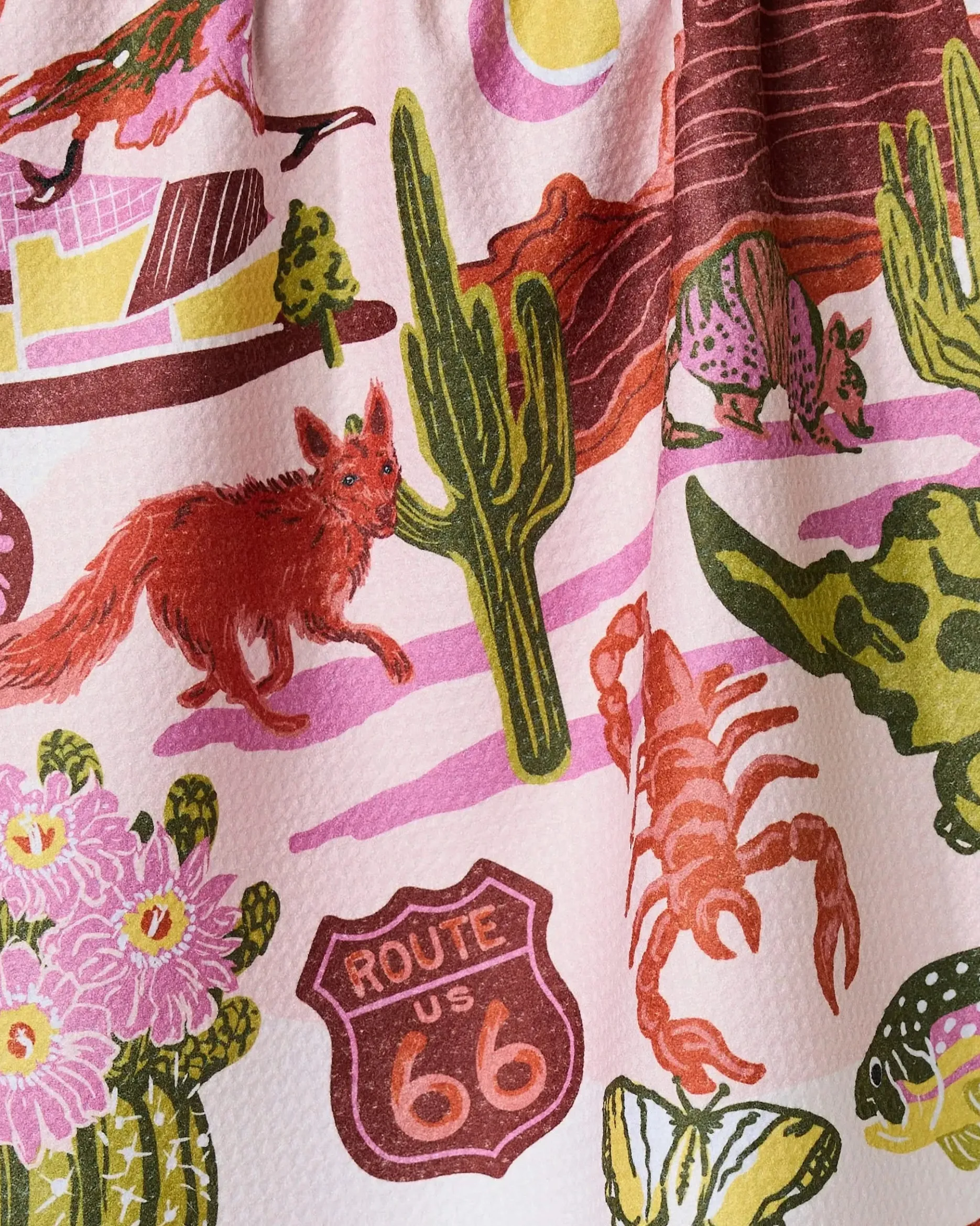 GEOMETRY Greetings From Arizona Tea Towel