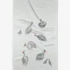 GEOMETRY Guinea Fowls Tea Towel
