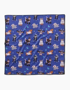 GEOMETRY Halloween Hounds Dog Towel
