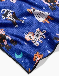 GEOMETRY Halloween Hounds Dog Towel
