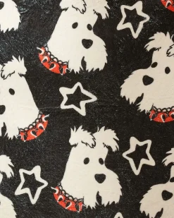 GEOMETRY Happy Howleen Plush Towel