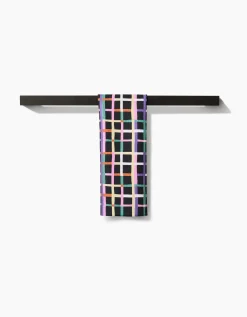 GEOMETRY Happy Plaid Bar Towel