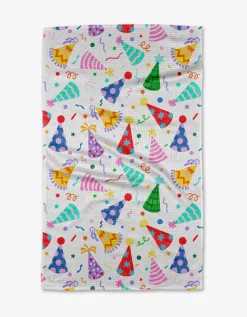 GEOMETRY Hats Off Tea Towel