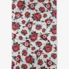 GEOMETRY Hearts and Roses Tea Towel