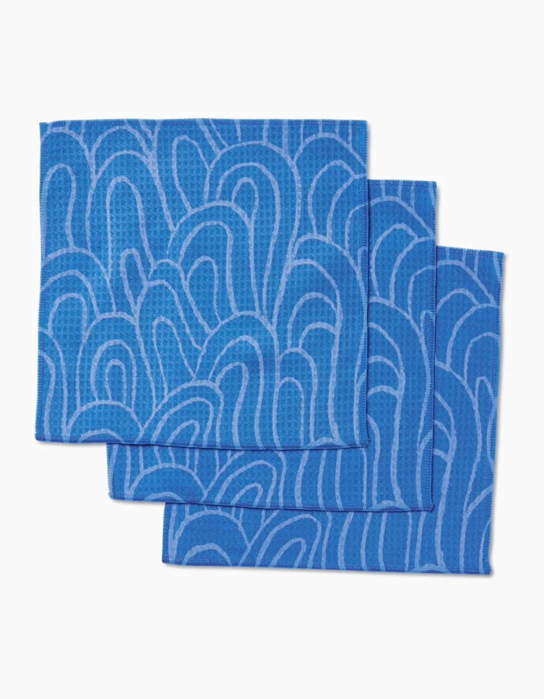 GEOMETRY High Tide Luxe Washcloth Set