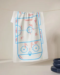 GEOMETRY Hockey Tea Towel