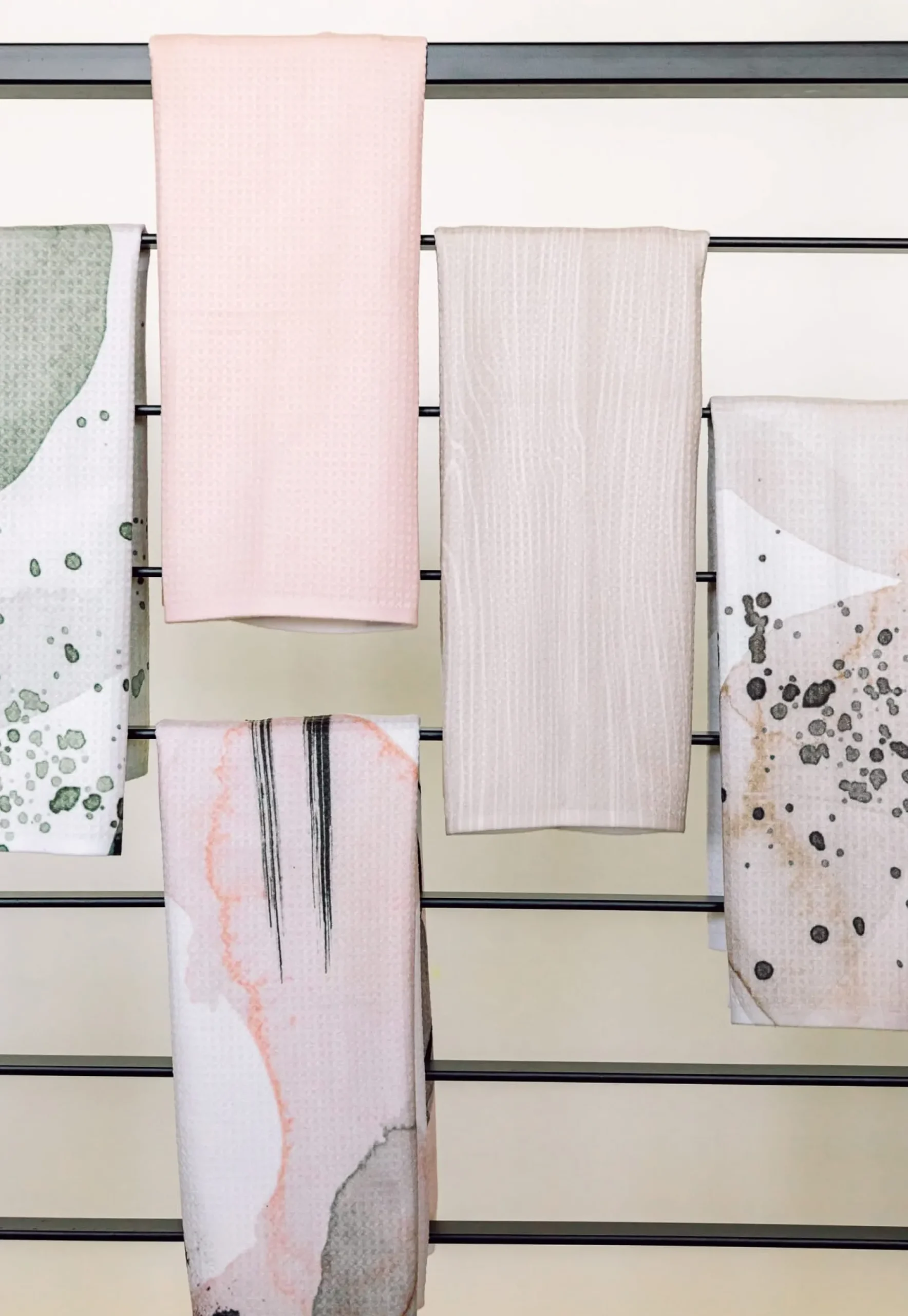 GEOMETRY Houston Wood Dishcloth Set