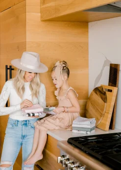 GEOMETRY Houston Wood Dishcloth Set