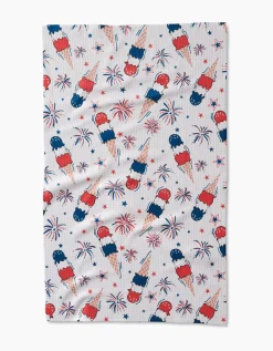 GEOMETRY Ice Cream Celebration Tea Towel