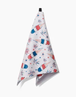 GEOMETRY Ice Cream Celebration Tea Towel