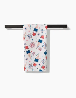 GEOMETRY Ice Cream Celebration Tea Towel